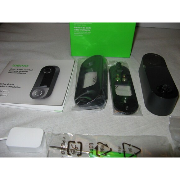 Belkin WeMo WDC010 Apple HomeKit HD Smart Video Doorbell NEW OPEN BOX - Picture 2 of 5